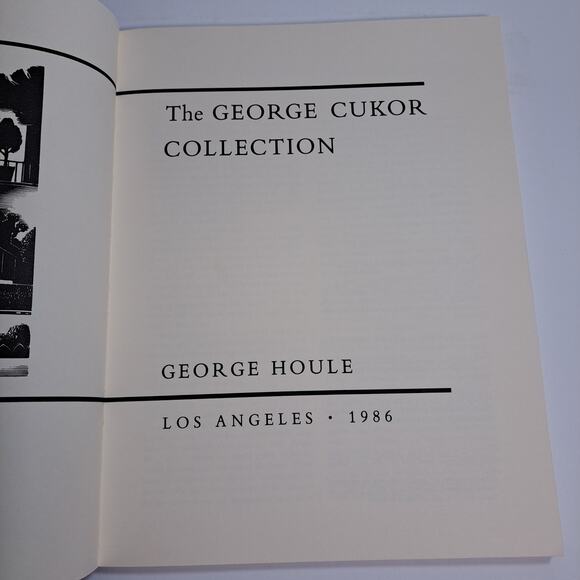 The George Cukor Collection Catalog of Books Vintage 1986 Los Angeles - Picture 2 of 9